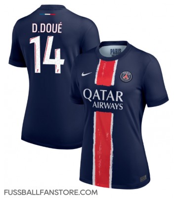 Paris Saint-Germain Desire Doue #14 Replik Heimtrikot Damen 2024-25 Kurzarm